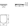 Крышка-сиденье IDEAL STANDARD Active T639201